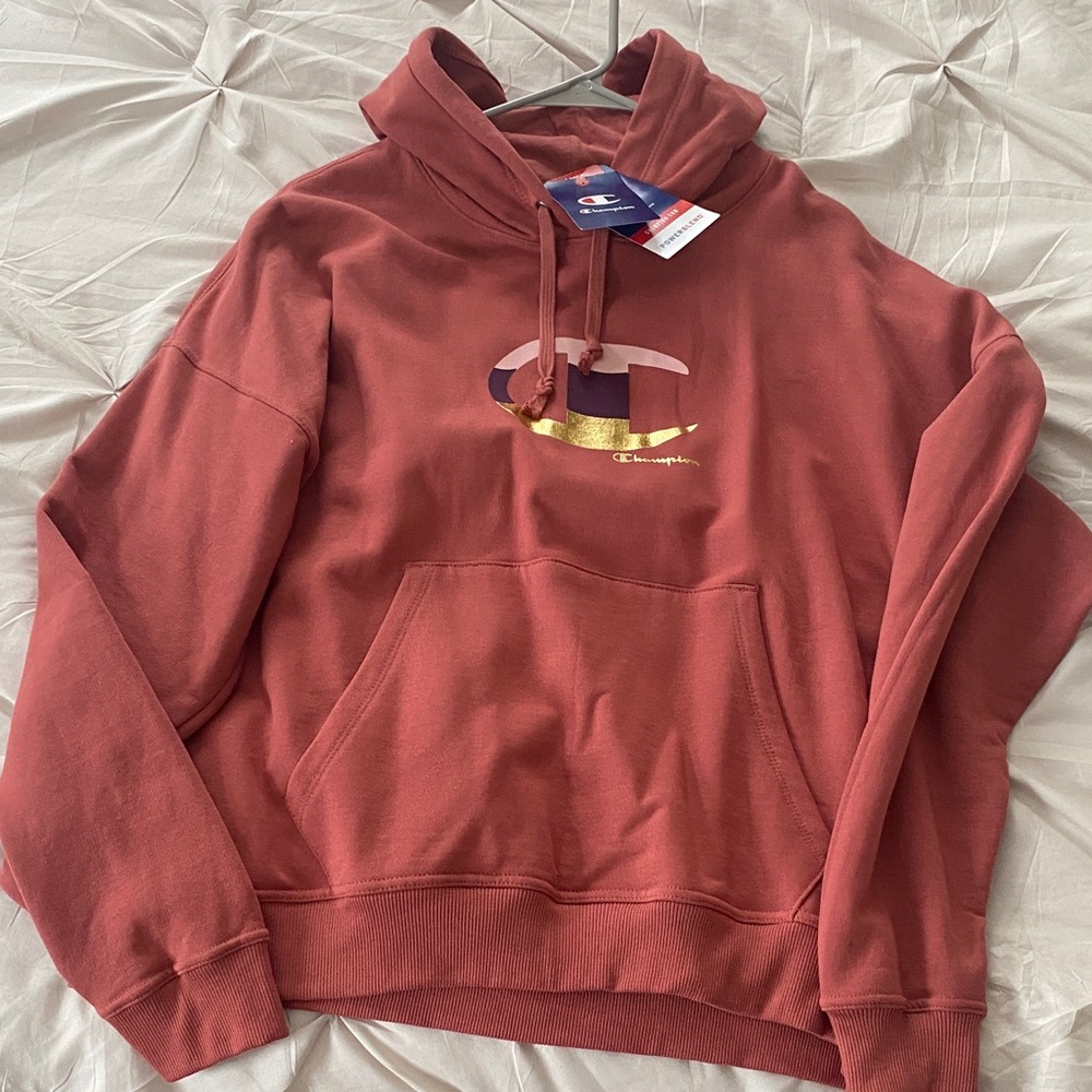 Champion Women’s Hoodie with Gold Accent